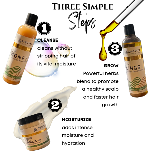 3-Step Healthy Haircare Regimen
