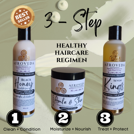 3-Step Healthy Haircare Regimen