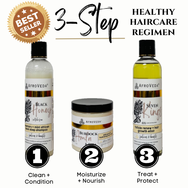 3-Step Healthy Haircare Regimen