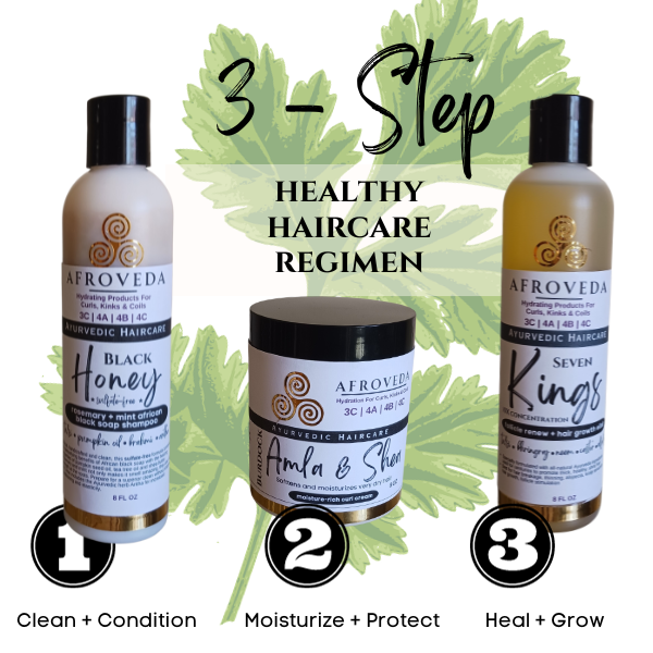 3-Step Healthy Haircare Regimen