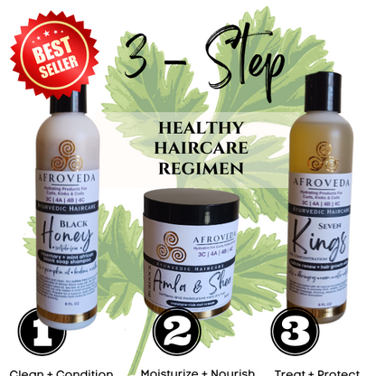 3-Step Healthy Haircare Regimen