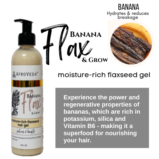 Banana Flax + Grow Moisture-Rich Flaxseed Styling Gel