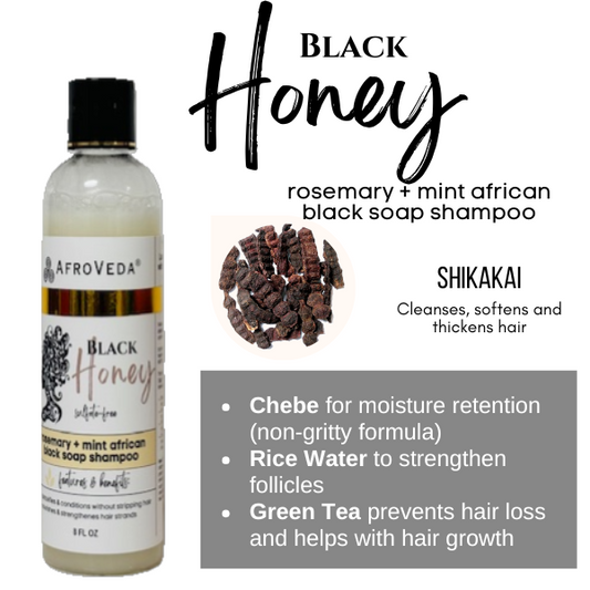 Black Honey Rosemary + Mint Shampoo