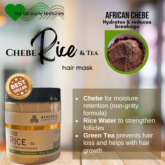 Chebe Rice + Tea Hair Growth Mask