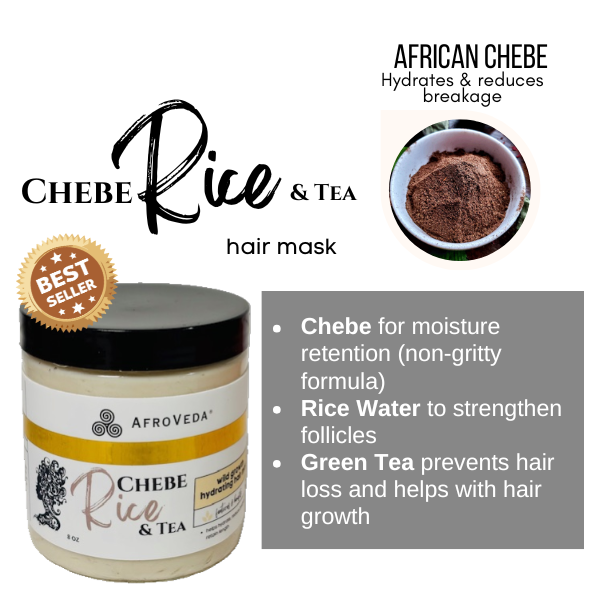 Chebe Rice + Tea Hair Growth Mask